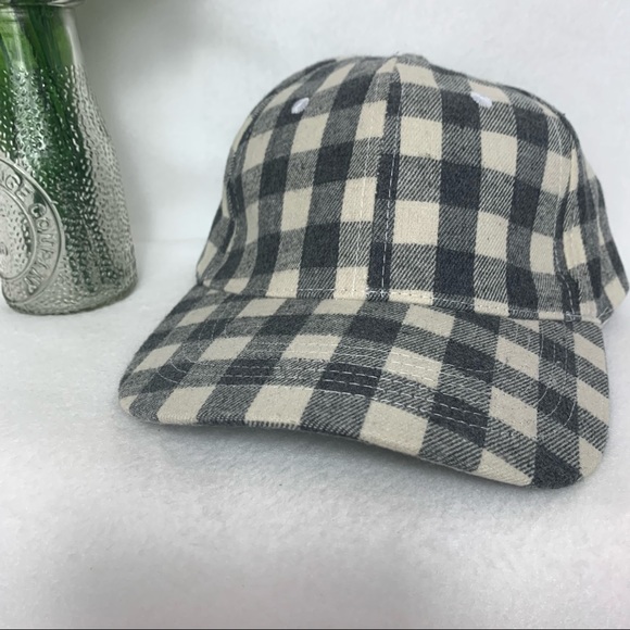 Cocus Pocus Grey Buffalo Check Baseball Cap Adjust - Picture 3 of 8
